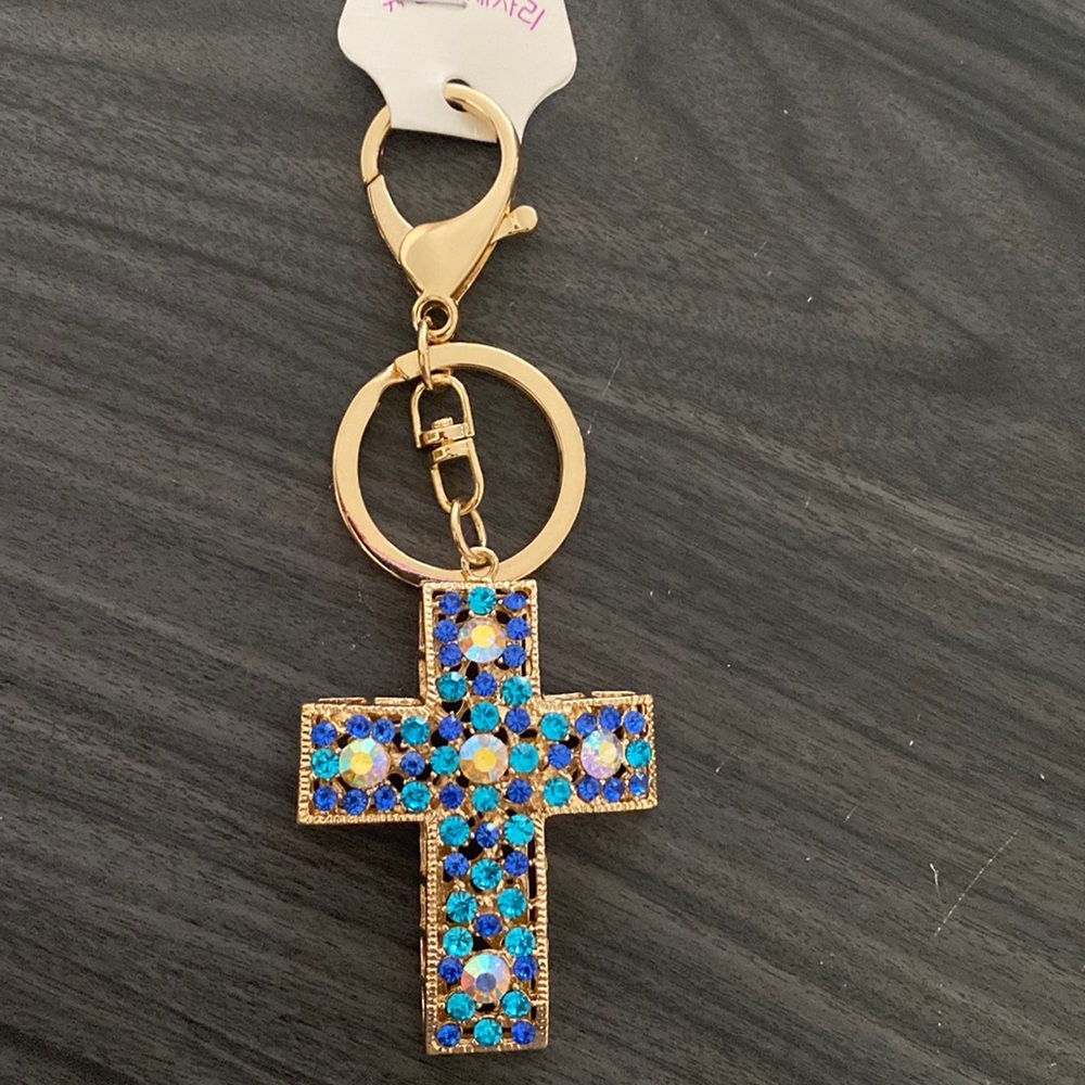 Cross keychain